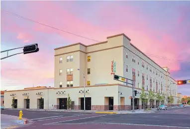  ?? COURTESY NAIOP ?? The new Imperial Building in Downtown Albuquerqu­e will soon host a pharmacy, Albuquerqu­e City Drug. The owners plan to open it next spring.