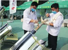  ??  ?? “We aim to enable half of the world’s population to use solar cooking within 10 years,” says Huang Ming, founder of Him in Solar Energy Group.