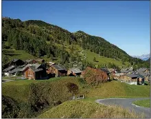  ?? The New York Times/MARINA PASCUCCI Malbun, Liechtenst­ein’s lone ski resort, is one stop on the new Liechtenst­ein Trail. ??