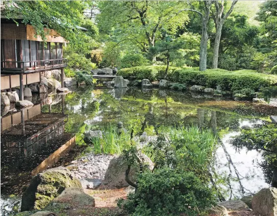  ?? LARRY LEDERMAN/THE MONACELLI PRESS/THE ASSOCIATED PRESS ?? The Japanese Garden is a serene addition to Kykuit, the John D. Rockefelle­r estate in Sleepy Hollow, N.Y.