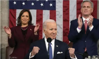  ?? Martin Jacquelyn/Abaca/Rex/Shuttersto­ck ?? ‘Biden’s speech reminded me of how good a president he has been, especially given what he inherited from the former guy.’ Photograph: