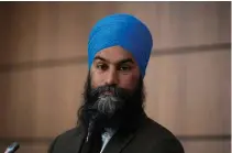  ?? JUSTIN TANG
THE CANADIAN PRESS ?? NDP Leader Jagmeet Singh lamented the “callousnes­s” of the Minneapoli­s police officers who killed George Floyd.