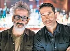  ?? ?? David Baddiel meets Friends star David Schwimmer to talk about anti-semitism