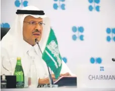  ?? Reuters ?? Saudi Energy Minister Prince Abdulaziz bin Salman