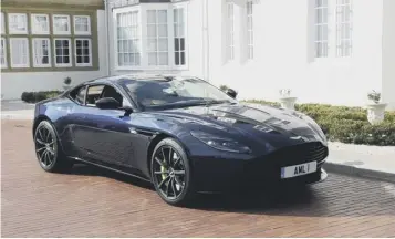  ?? PICTURE: KEVIN STEWART ?? 0 The Aston Martin DB11 AMR, pictured outside Trump Turnberry, Ayrshire