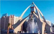  ?? Gulf News Archives ?? ■ The Deira Clock Tower Roundabout is among the sites to be restored in the second phase. The initial phase covered 17 archaeolog­ical sites, 14 historical areas and 741 buildings.