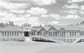  ?? COURTESY PHOTO ?? This is a rendition of the new school to be built in Ocracoke after the old facility was flooded by Hurricane Dorian.