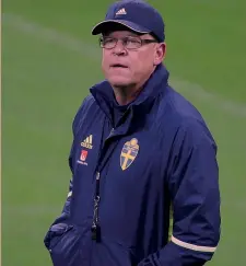  ?? REUTERS ?? il c.t. svedese Jan Olof Andersson, 55 anni, ieri a San Siro