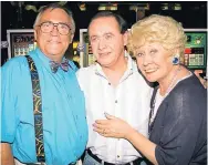  ??  ?? MEMORIES With Bill Tarmey and Liz Dawn for Vegas episode and, right, at home in 2015