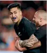  ?? REUTERS ?? Rieko Ioane grabbed two tries with aplomb.