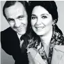  ?? CBS ?? Bob Newhart and Suzanne Pleshette.