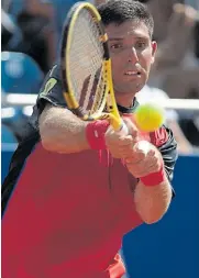  ??  ?? Federico Delbonis. Le ganó al español Munar.