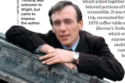  ??  ?? ▼ THE HERRIOT TV FIRST KNEW Christophe­r Timothy was unknown to Wight, but came to impress the author.