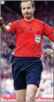  ??  ?? WHISTLER: Collum is the referee today