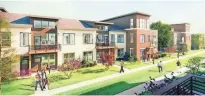  ?? KAHLER SLATER ?? A lakefront apartment developmen­t in St. Francis has received final city design and financing approvals.