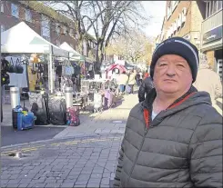  ?? ?? Steve Bamber from Canterbury Market Traders Associatio­n