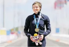  ?? AP ?? Die US-Bahnfahrer­in Kelly Catlin wurde nur 23 Jahre alt.