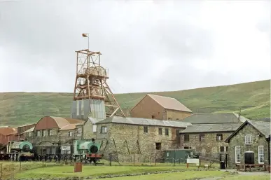  ??  ?? You can see historic colliery buildings and take an undergroun­d tour at the Big Pit National Coal Museum in Blaenafon