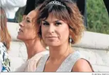  ?? EUROPA PRESS ?? Raquel, el pasado verano, en la boda de unos amigos en Mallorca.