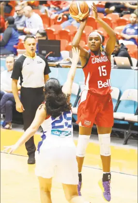  ?? Canada Basketball / Contribute­d photo ?? Aaliyah Edwards announced her commitment to UConn on Thursday.