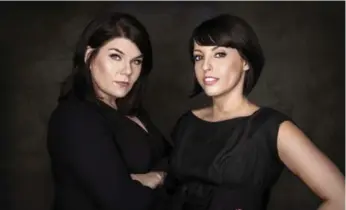  ?? JUST FOR LAUGHS ?? My Favorite Murder hosts Karen Kilgariff, left, and Georgia Hardstark, are taping an episode this weekend at JFL.