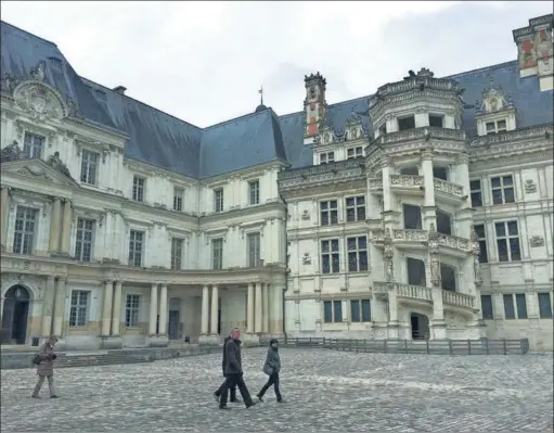  ??  ?? Chateau Royal de Blois is the architectu­ral showpiece of several successive French kings in the 16th and 17th centuries.