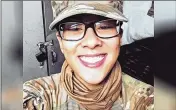  ?? FACEBOOK ?? Airman 1st Class Kcey Ruiz of Mcdonough was one of six airmen killed in October 2015 when a C-130J Super Hercules crashed shortly after takeoff from Jalalabad Airfield, Afghanista­n.