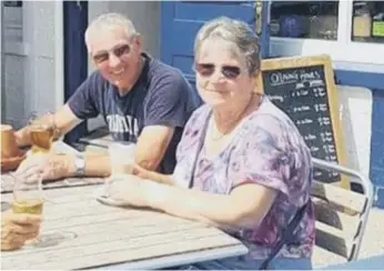  ??  ?? Geoffrey and Carol Bowden were looking forward to getting back on the road after lockdown restrictio­ns eased.