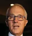  ??  ?? Malcolm Turnbull