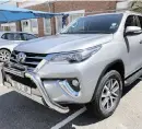  ??  ?? Almost new vehicles, with low mileage, such as this 2017 Toyota Fortuner, a 2016 Ford Transit panel van, and a 2015 Toyota Fortuner, will go under the hammer.