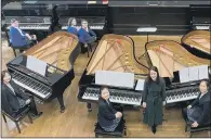  ?? PICTURE: THE MOUNT SCHOOL ?? ALL TOGETHER NOW: The Mount School, one of only 20 schools in the UK to receive an All-Steinway accreditat­ion.