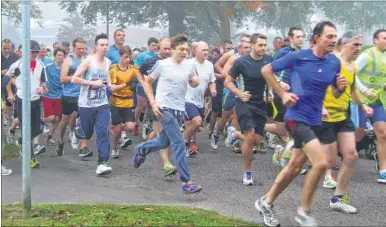  ?? Library image ?? Runners taking part in a Parkrun in Ashford