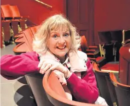  ??  ?? Glorious return
Liza Goddard, pictured in Perth Theatre