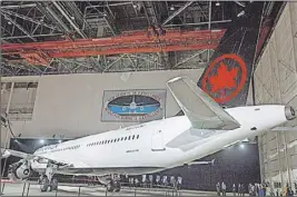  ?? CP PHoto ?? The Transporta­tion Safety Board is investigat­ing an incident involving an Air Canada flight from Halifax that landed at Toronto Pearson Internatio­nal Airport on Friday night.