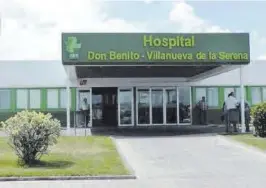  ?? EL PERIÓDICO ?? Hospital Don Benito-Villanueva.