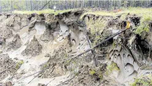  ?? PIKABU.RU ?? Siberia es otra de las zonas del planeta donde más se derrite el suelo helado.