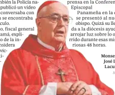  ?? // ABC ?? Monseñor José Luis Lacunza