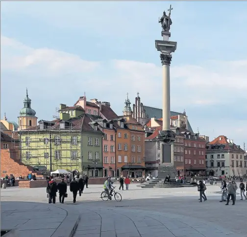  ?? PHOTOGRAPH: GETTY IMAGES ?? After the Warsaw Uprising of 1944 the old town, like much of the Polish capital, was rebuilt. These days the city is a peaceful fusion of eastern and western influences