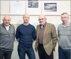  ??  ?? David Martin, senior Photogaphe­r of the Year, with judges Gerry Coe, Gerry Andrews and Ger Kelliher.