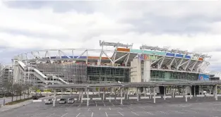  ?? MARK TENALLY / AP ?? FedEx Field has been home to Washington’s NFL franchise since 1997. Plans have been made for developmen­t in the area around the stadium, whether the Commanders stay there or not.