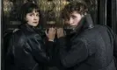  ?? Photograph: Allstar/Warner ?? Katherine Waterston and Eddie Redmayne in Fantastic Beasts: The Crimes of Grindelwal­d