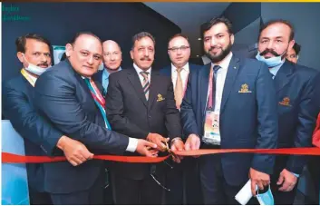  ?? ?? ■ Pakistan Ambassador Afzaal Mahmood inaugurate­s an exhibition to mark the opening of Khyber Pakhtunkhw­a Province month at Pakistan Pavilion, Expo 2020 Dubai.