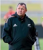  ??  ?? Waiting until the All Blacks play the Springboks or the northern hemisphere sides could end up creating more issues than it solves regarding Ian Foster as ABs coach.