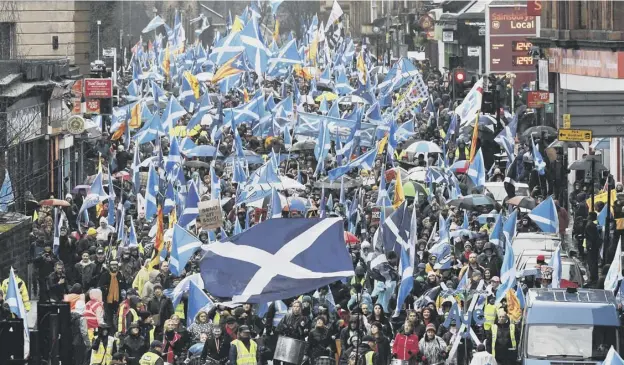  ??  ?? SNP MPS have claimed the white paper will see a ‘power grab’ by Westminste­r on powers held by the Scottish Government, though Downing Street has refuted that idea
