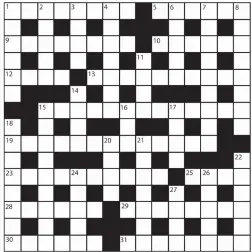  ??  ?? PRIZES of £20 will be awarded to the senders of the first three correct solutions checked. Solutions to: Daily Mail Prize Crossword No. 15,995, PO BOX 3451, Norwich, NR7 7NR. Entries may be submitted by second-class post. Envelopes must be postmarked no later than tomorrow. Please make sure you enclose your name and address.