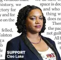  ?? ?? SUPPORT Cleo Lake