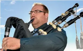  ??  ?? Ali Mackenzie is music director for the City of Invercargi­ll Highland Pipe Band’s concert, Pipin’ Hot. JOHN HAWKINS/STUFF