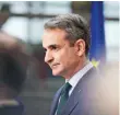  ?? ?? Greek Prime Minister Kyriakos Mitsotakis attends a European Union leaders summit in Brussels, Belgium, on March 22, 2024.