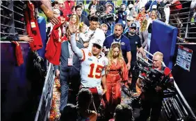  ?? ?? ÍDOLO.
Patrick Mahomes vivió una noche soñada en Arizona y se marchó como la gran figura del Súper Tazón.