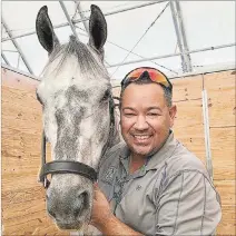  ?? CORTESÍA ?? Motivado. El Kurdo en Gulfstream Park, esperando ganar el ‘Invitacion­al del Caribe’.